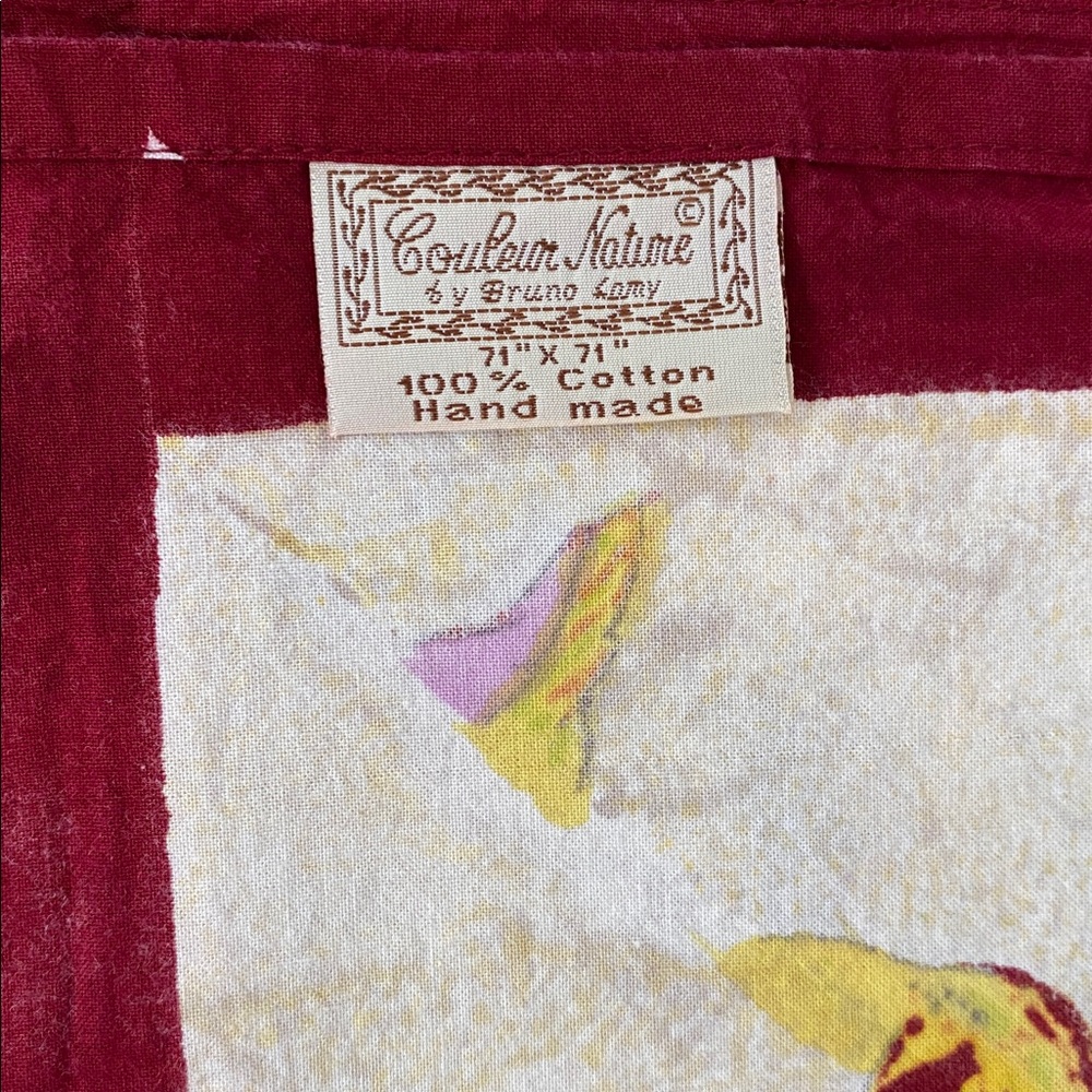 Couleur Nature by Bruno Lamy Orchard Pear Cotton Tablecloth. - Picture 6 of 7